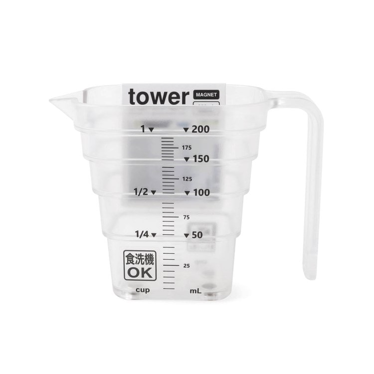 ワンズテラス(one'sterrace)のtower タワー マグネット段々計量カップ 200ml 調理器具
