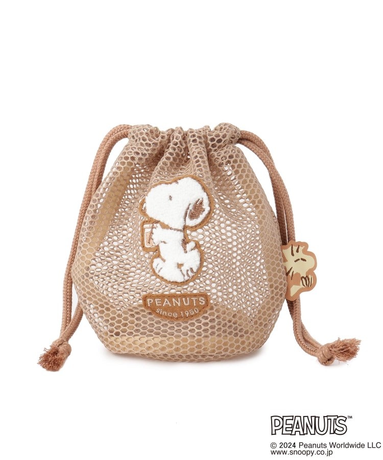 ワンズテラス(one'sterrace)の◆【数量限定】SNOOPY メッシュ巾着 ベージュ(952)
