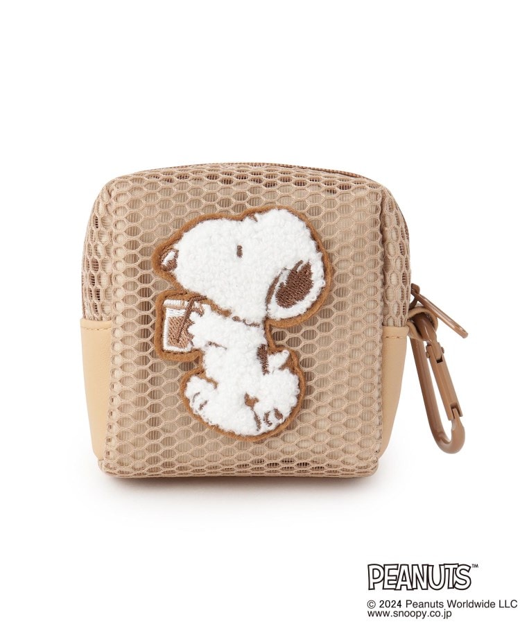 ワンズテラス(one'sterrace)の◆【数量限定】SNOOPY メッシュカラビナミニポーチ ベージュ(952)