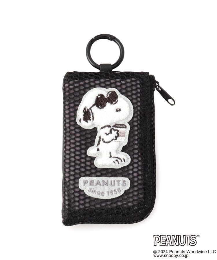 ワンズテラス(one'sterrace)の【数量限定】SNOOPY メッシュスマートキーケース ブラック(919)
