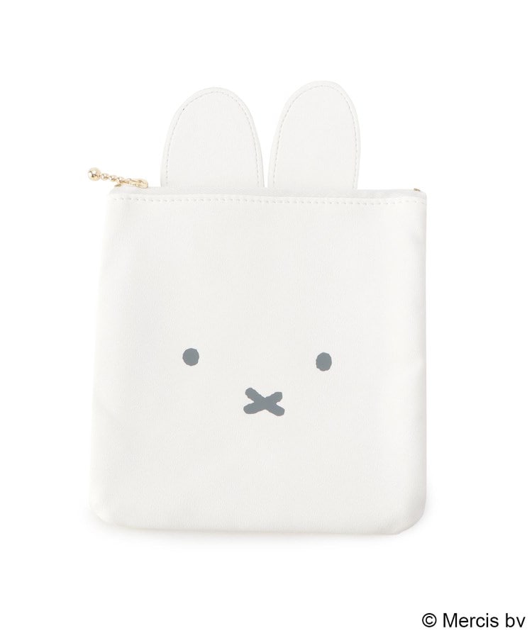 ワンズテラス(one'sterrace)の◆Dick Bruna miffy フラットポーチ MIMITSUKI ホワイト(901)