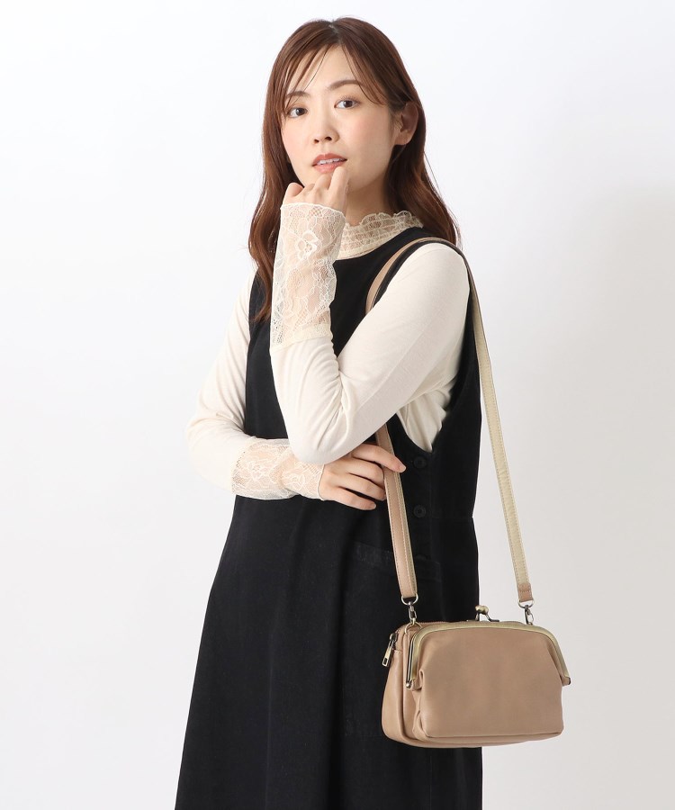 ワンズテラス(one'sterrace)のLegato Largo ポリッシュ がま口お財布ショルダー15
