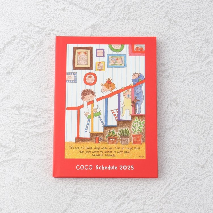 ワンズテラス(one'sterrace)の◆【1月はじまり】COCOちゃん ウィークリーダイアリー ハード B6 ダイアリー