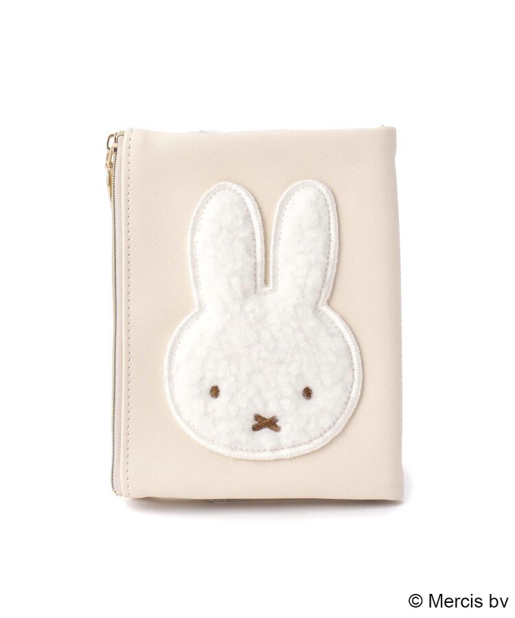 ワンズテラス(one'sterrace)の◆Dick Bruna miffy 二つ折りポーチ アップリケ アイボリー(904)