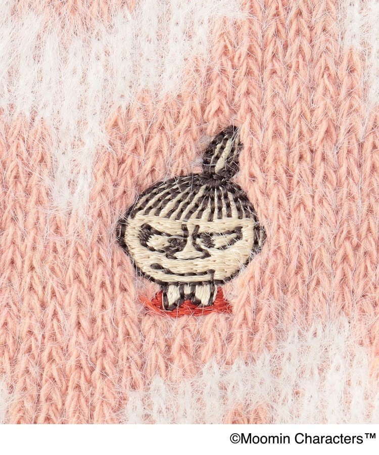 ワンズテラス(one'sterrace)の◆MOOMIN ロークルーフェザー ハナxミイ刺繍ソックス4