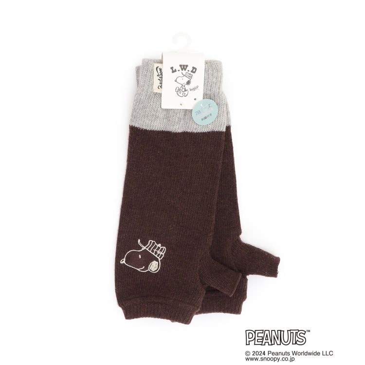 ワンズテラス(one'sterrace)の◆【あったか】SNOOPY アームカバー顔刺繍ネーム スヌーピー