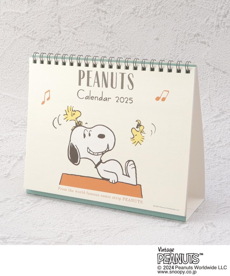 ワンズテラス(one'sterrace)の◆SNOOPY リングカレンダー 卓上 ホワイト(901)