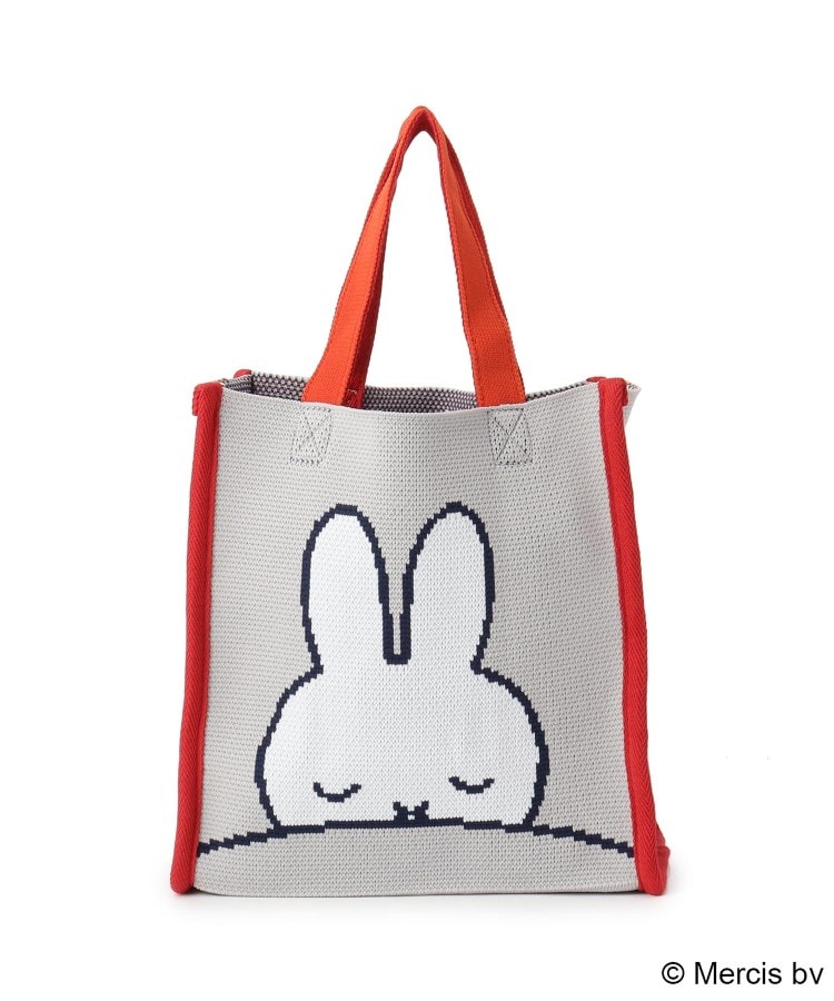 ワンズテラス(one'sterrace)のDick Bruna miffy ニッティングトートバッグ グレー(912)