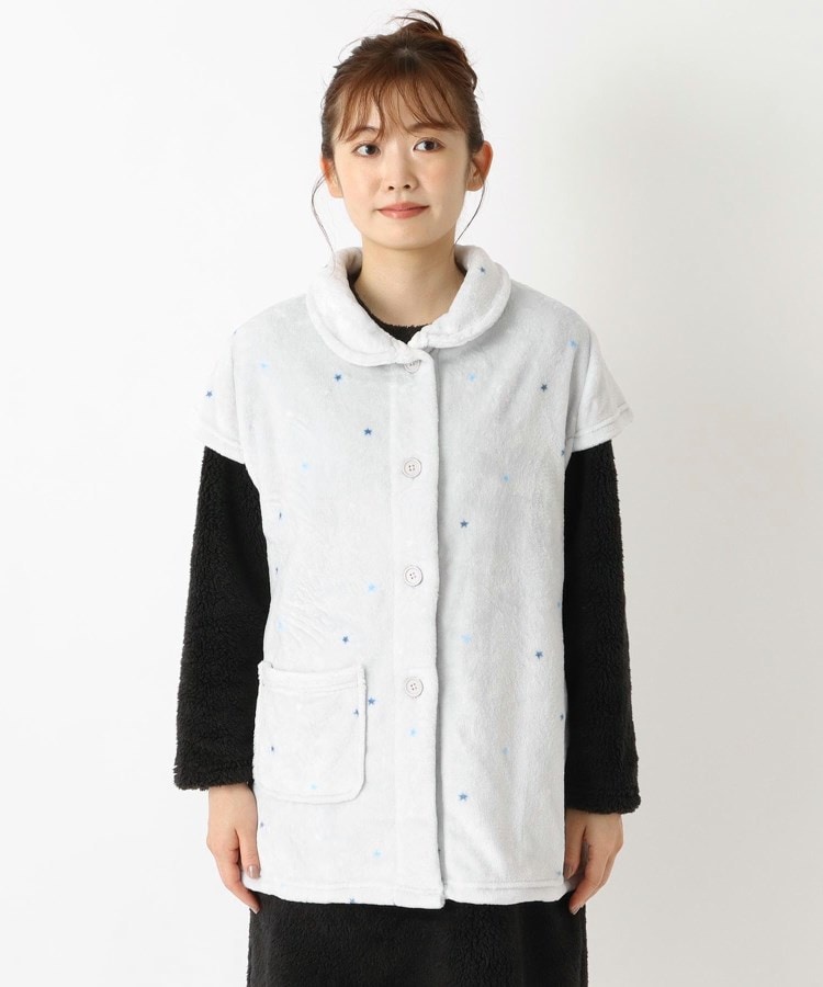ワンズテラス(one'sterrace)の【あったか】デジプリ 袖なしルームウェア ミニスター1