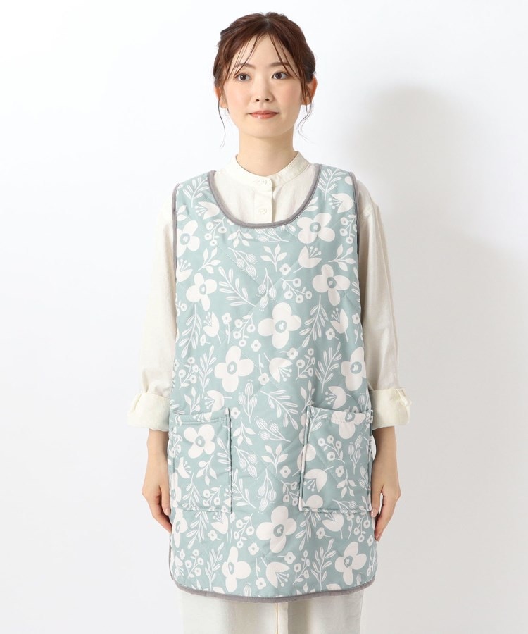 ワンズテラス(one'sterrace)の【ワンズテラス限定カラー/あったか】キルト タブリエ ブルーメンガーテン1