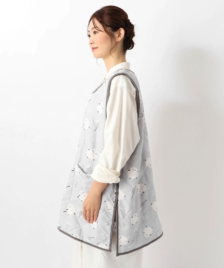 ワンズテラス(one'sterrace)の【あったか】キルト タブリエ ホンワカシマエナガ2