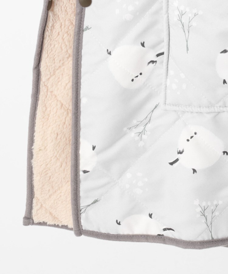 ワンズテラス(one'sterrace)の【あったか】キルト タブリエ ホンワカシマエナガ8