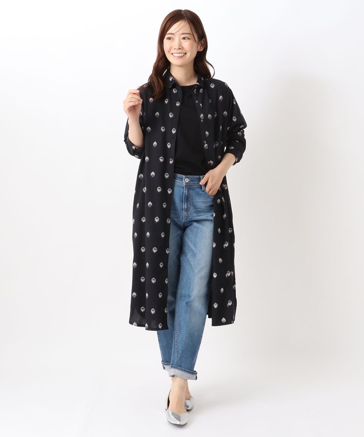 ワンズテラス(one'sterrace)のコモンドット シャツワンピース13