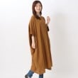 ワンズテラス(one'sterrace)の2WAYドルマンワンピース キャメルブラウン(941)