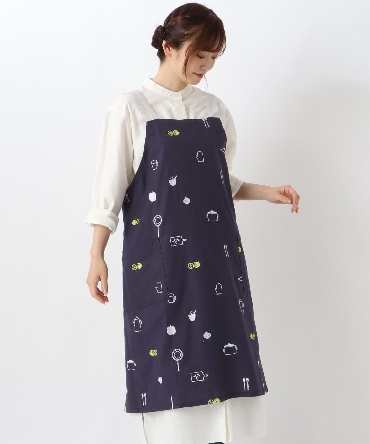 ワンズテラスオリジナル】キッチン刺繍 エプロン H型(エプロン ワンズテラスオリジナル】キッチン刺繍 エプロン H型(エプロン
