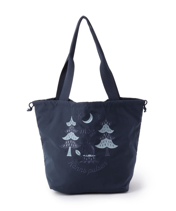 ワンズテラス(one'sterrace)の◆moz 刺繍トート L ネイビー(994)
