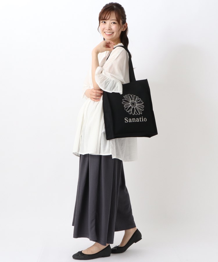 ワンズテラス(one'sterrace)の◆SE ビッグフラワー刺繍ワッフルトート12