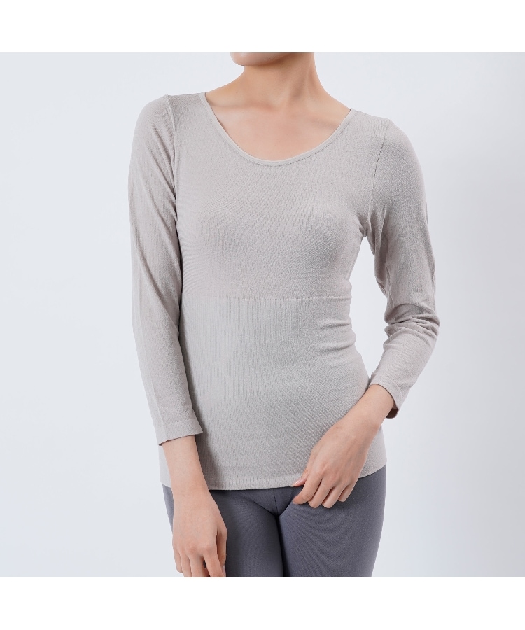 ワンズテラス(one'sterrace)の美温活 八分袖プルオーバー HARAMAKI L3