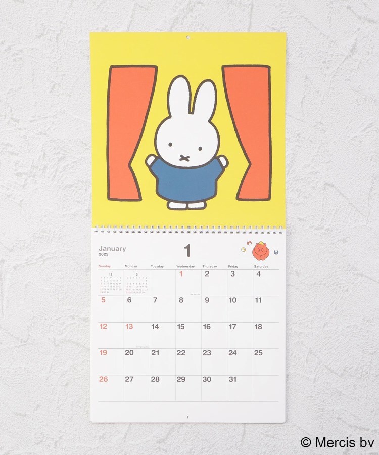 ワンズテラス(one'sterrace)の◆Dick Bruna miffy カレンダー 壁掛2