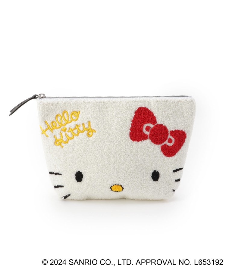 サンリオキャラクターズ さがら刺繍ポーチ ハローキティ(ポーチ サンリオキャラクターズ さがら刺繍ポーチ ハローキティ(ポーチ