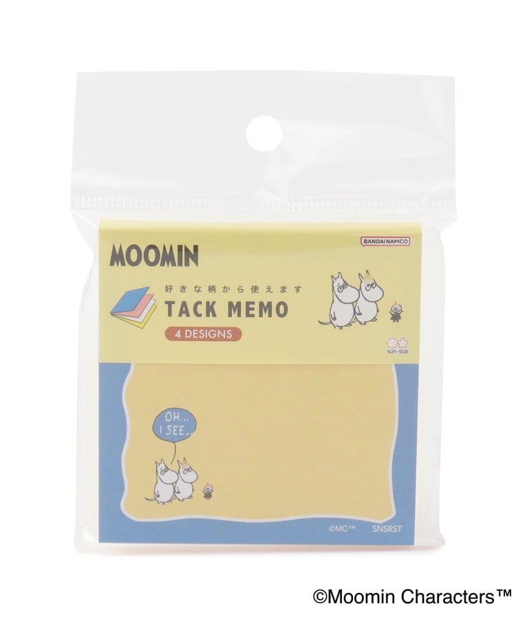 ワンズテラス(one'sterrace)の◆MOOMIN 付箋メモ イエロー(932)