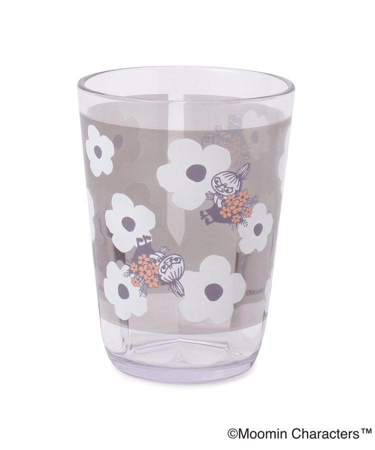 ワンズテラス(one'sterrace)の◆MOOMIN クリアタンブラー 370ml グレー(912)