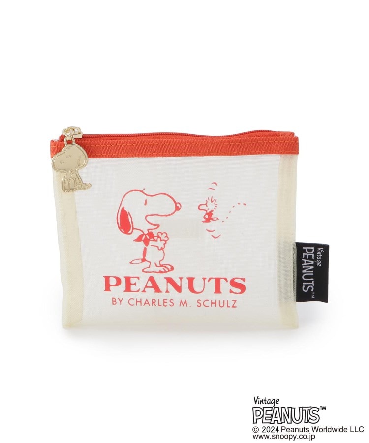 ワンズテラス(one'sterrace)の◆SNOOPY メッシュミニポーチ アイボリー(904)