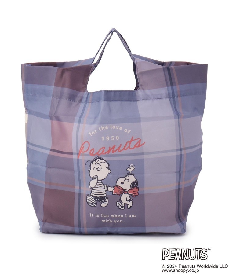 ワンズテラス(one'sterrace)の◆SNOOPY 底板付きエコバッグ mini ブルー(993)