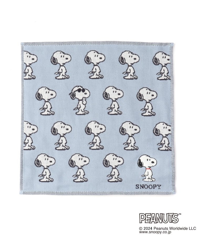 ワンズテラス(one'sterrace)の◆SNOOPY 3重ガーゼミニタオル ブルー(993)