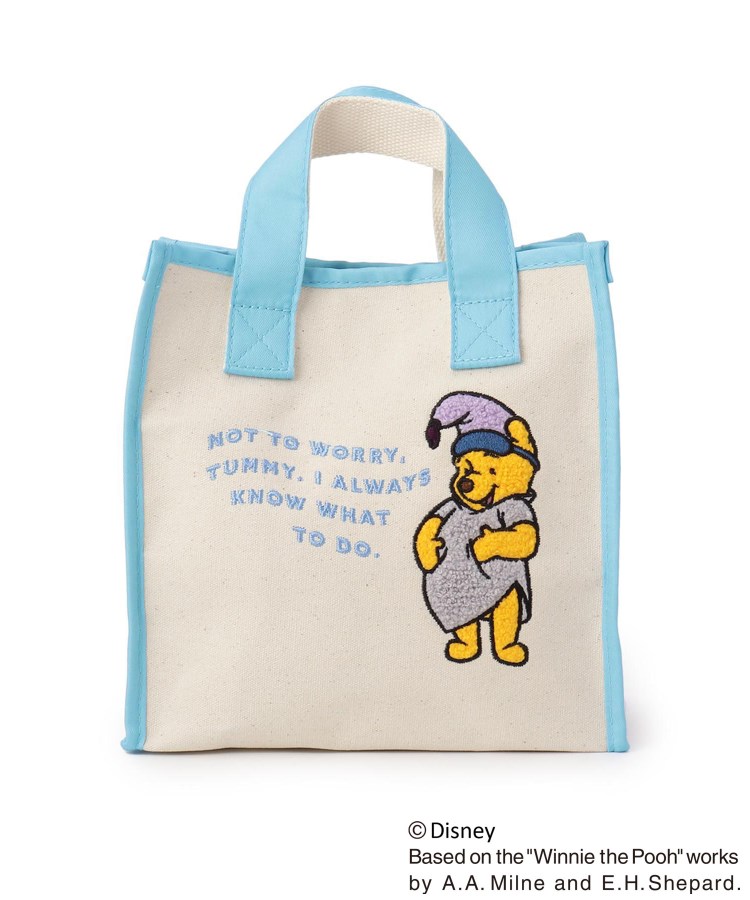 ディズニー 『くまのプーさん』 さがら刺繍ミニトート COS ディズニー 『くまのプーさん』 さがら刺繍ミニトート COS