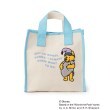 ワンズテラス(one'sterrace)のディズニー 『くまのプーさん』 さがら刺繍ミニトート COS サックスブルー(990)