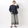 ワンズテラス(one'sterrace)のバンドカラーステッチワークシャツ13
