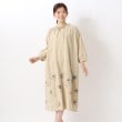 ワンズテラス(one'sterrace)の刺繍入り 8分袖ワンピース アイボリー(904)