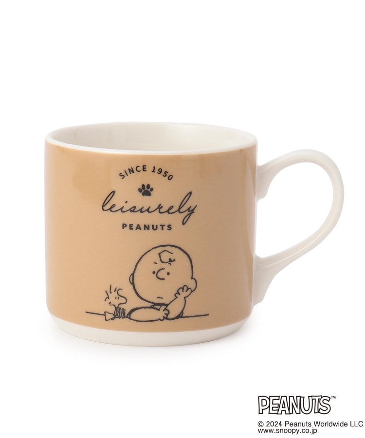 ワンズテラス(one'sterrace)のSNOOPY マグカップ 370ml ブラウン(943)
