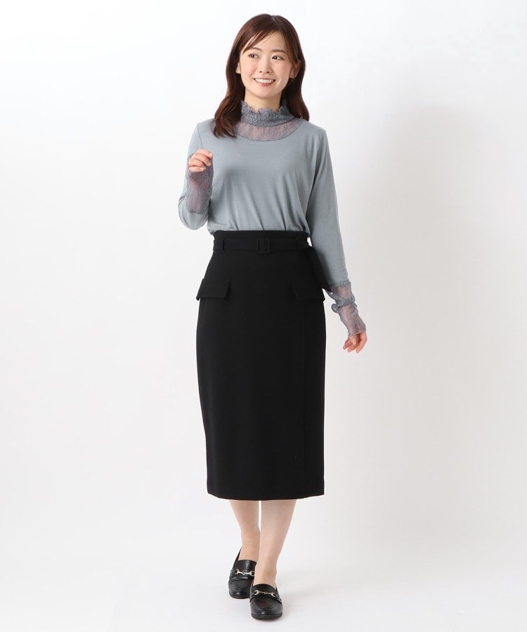 ワンズテラス(one'sterrace)の◆ギャザーネックレース長袖プルオーバー13