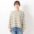 ワンズテラス(one'sterrace)のバスク マルチボーダー 9分袖プルオーバー1