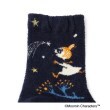 ワンズテラス(one'sterrace)の◆MOOMIN FIRST SNOW ベロア ミイ流星 ロークルーソックス3