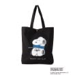 ワンズテラス(one'sterrace)の◆SNOOPY サガラハンプトートバッグ ブラック(919)