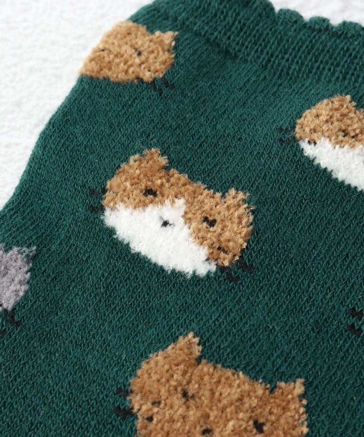 ワンズテラス(one'sterrace)の◆トップピコットネコドットクルーソックス6