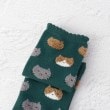 ワンズテラス(one'sterrace)の◆トップピコットネコドットクルーソックス3