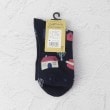ワンズテラス(one'sterrace)の◆家と木々柄クルーソックス2