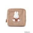 ワンズテラス(one'sterrace)のDick Bruna miffy スクエアポーチ サガラコーデュロイ ベージュ(952)
