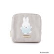 ワンズテラス(one'sterrace)のDick Bruna miffy スクエアポーチ サガラコーデュロイ グレー(912)