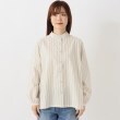 ワンズテラス(one'sterrace)の起毛バンドカラー フリル衿前開きシャツ1