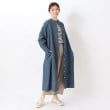 ワンズテラス(one'sterrace)のデニム スタンドカラー前開きコクーンワンピース13