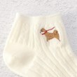 ワンズテラス(one'sterrace)の◆犬のお散歩刺繍 アンクルソックス3