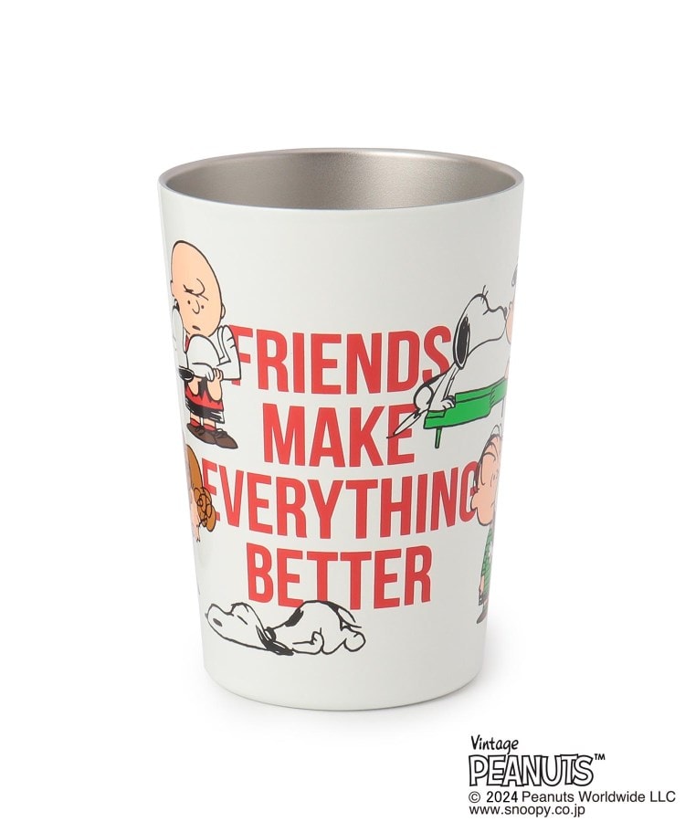 ワンズテラス(one'sterrace)の◆SNOOPY ステンレスタンブラー M 460ml アイボリー(904)