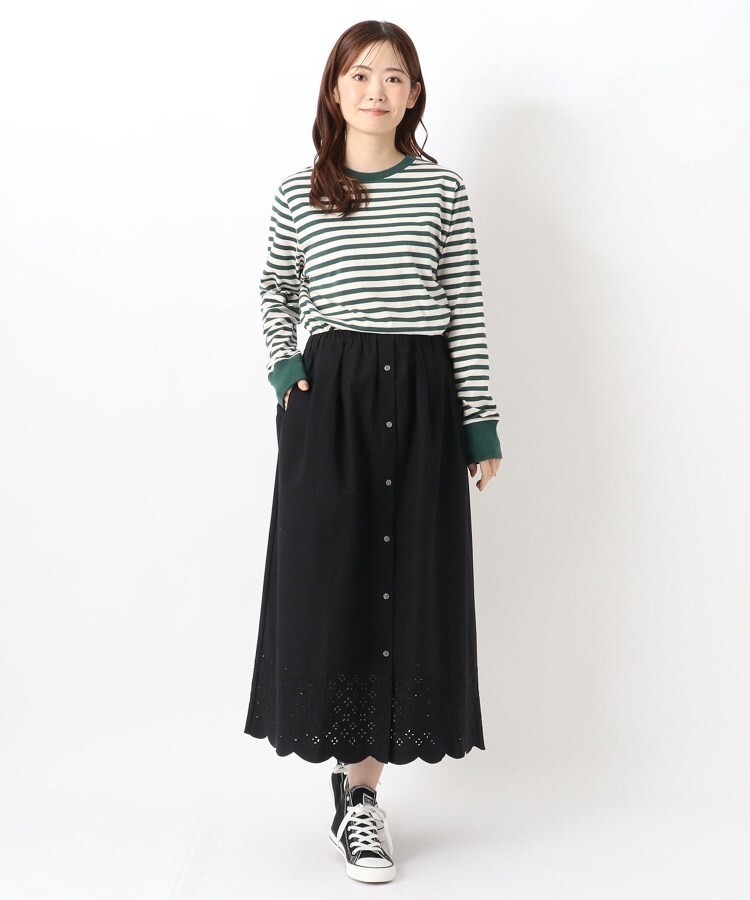 ワンズテラス(one'sterrace)の◆クルーネック長袖ボーダープルオーバー11