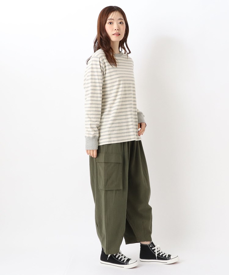 ワンズテラス(one'sterrace)の◆クルーネック長袖ボーダープルオーバー15