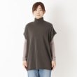 ワンズテラス(one'sterrace)の綿ニットタートルベスト1
